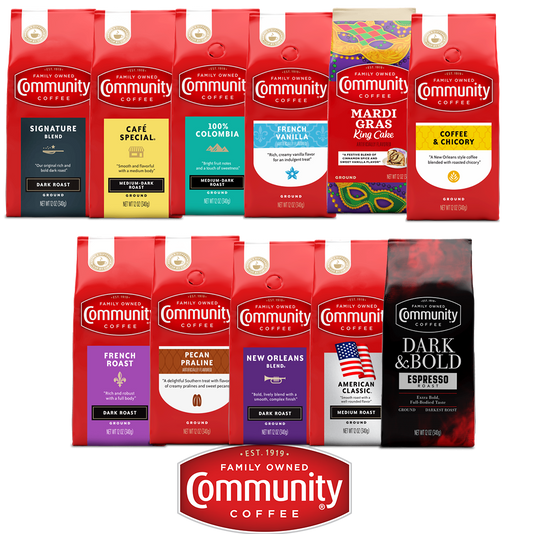 Ground Community Coffee Variations, 12 oz., Shipped From New Orleans, LA